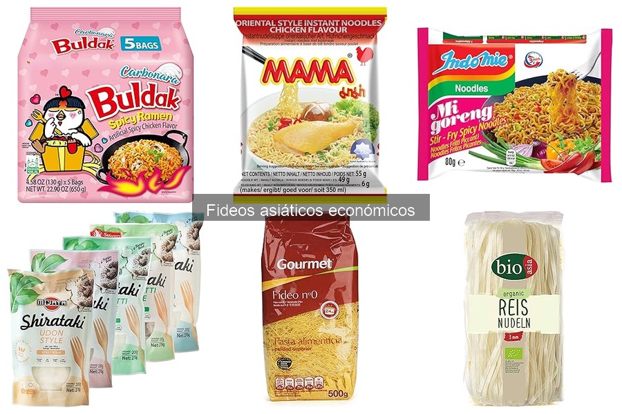 Mejores recetas con fideos asiáticos económicos para disfrutar