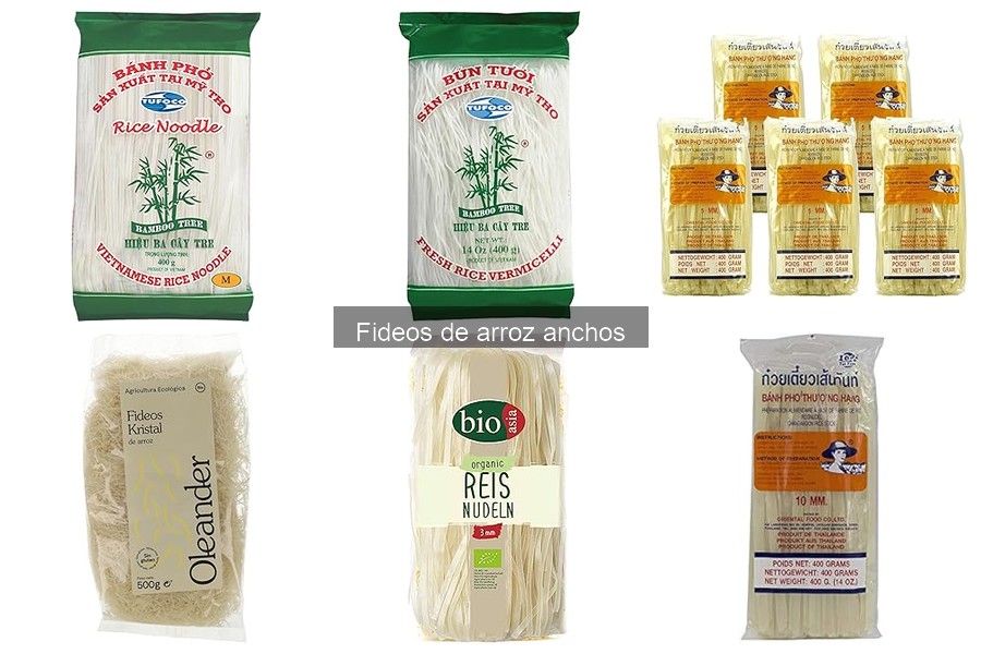 Mejores recetas con fideos de arroz anchos para disfrutar