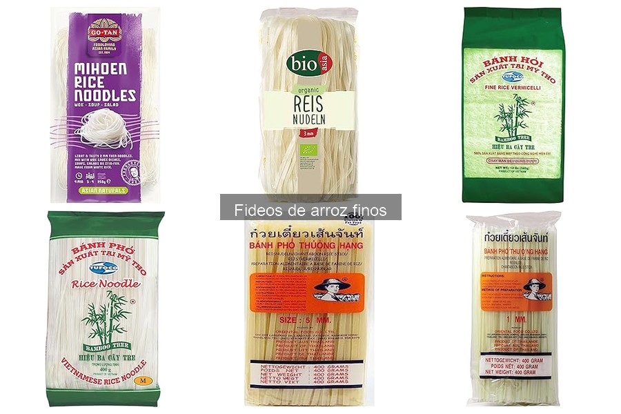 Mejores recetas con fideos de arroz finos para disfrutar