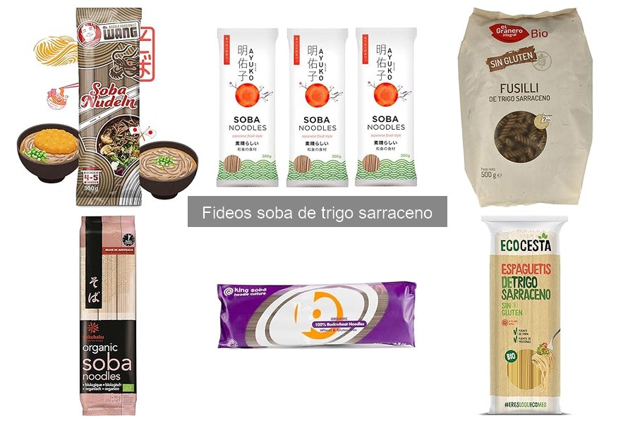 Mejores recetas con fideos soba de trigo sarraceno