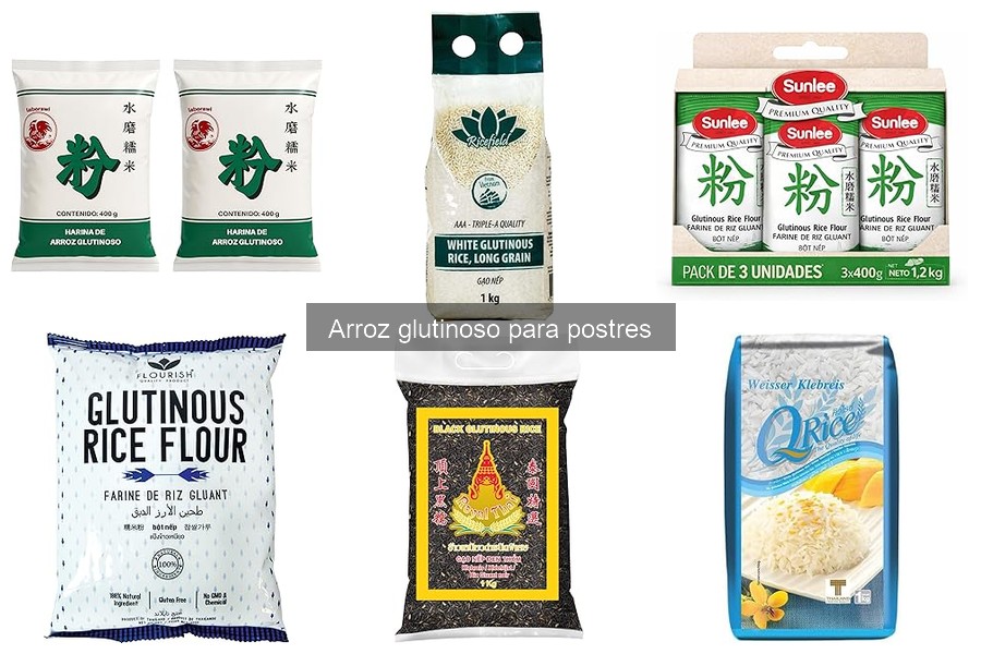Mejores recetas de postres con arroz glutinoso para disfrutar