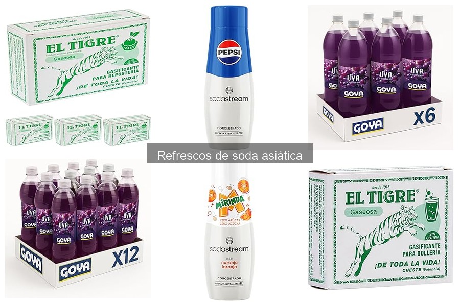 Mejores refrescos de soda asiática: marcas y sabores comparados