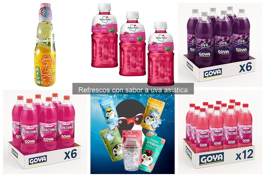 Mejores refrescos de uva asiática para tus fiestas