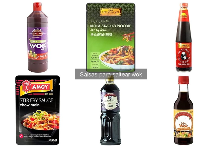 Mejores salsas para saltear en wok: comparativa de sabores