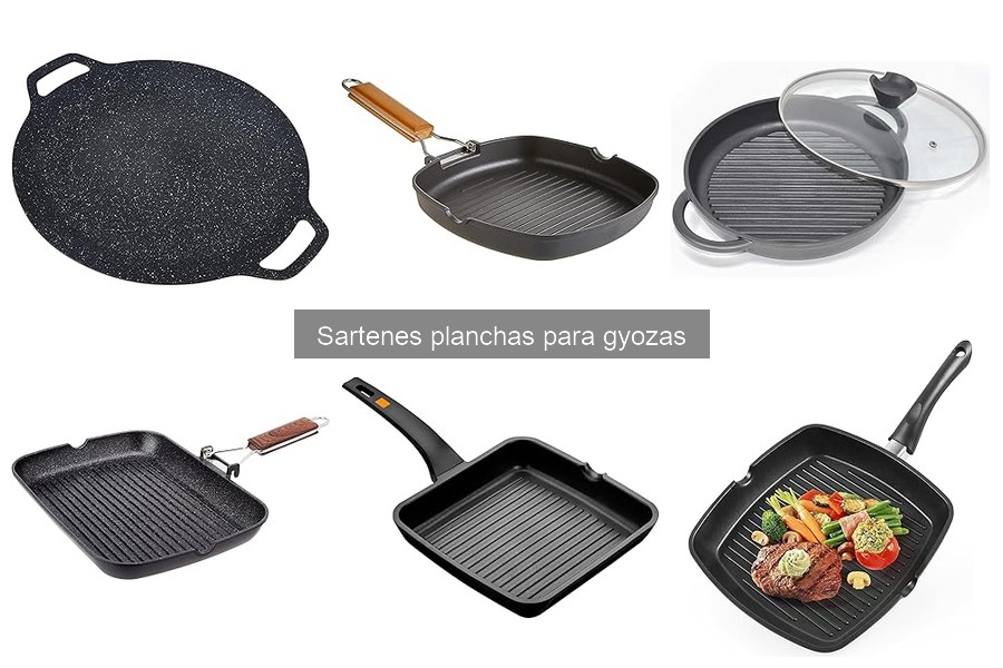 Mejores sartenes planchas para gyozas de 2023: comparativa