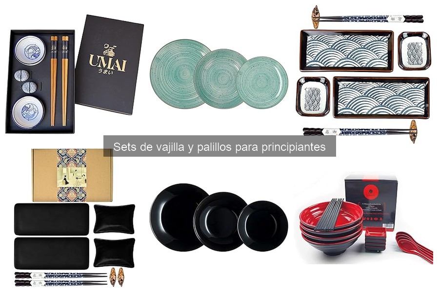 Mejores sets de vajilla y palillos para principiantes