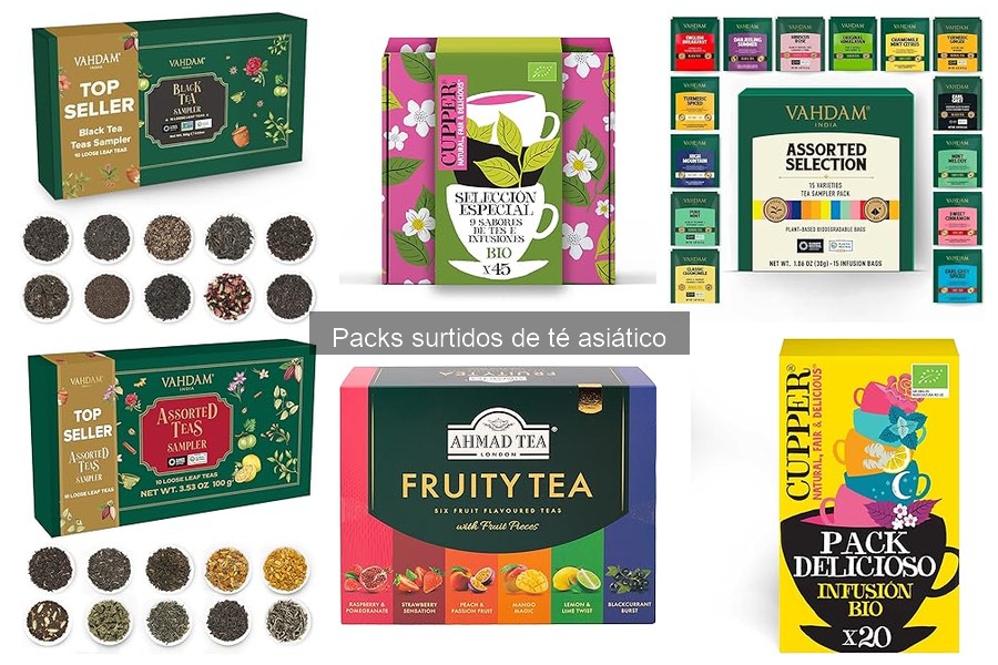 Mejores snacks para disfrutar con té asiático