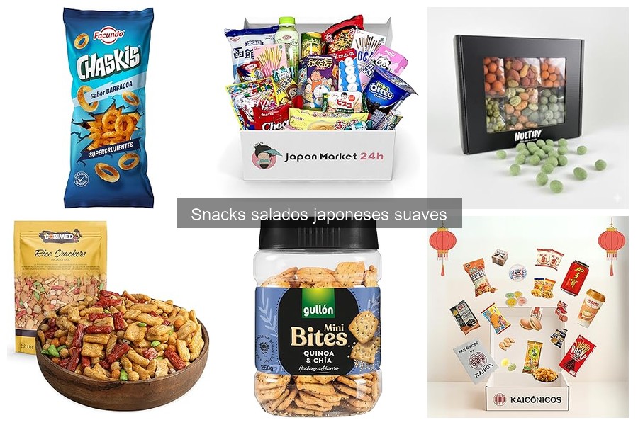 Mejores snacks salados japoneses suaves para regalar