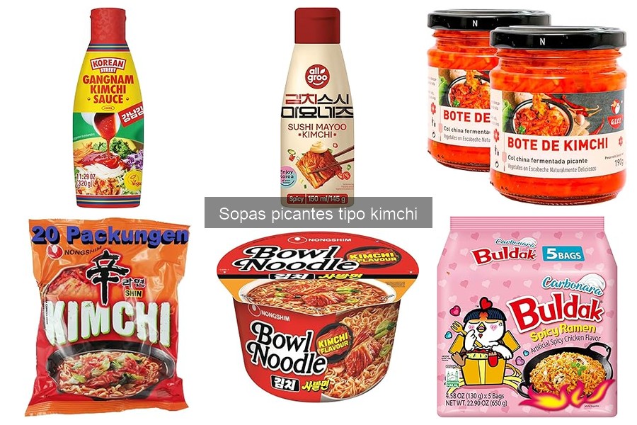 Mejores sopas picantes tipo kimchi para principiantes