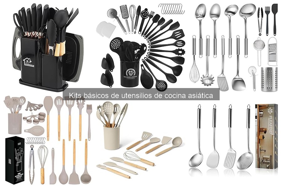 Mejores tiendas en línea para kits de utensilios de cocina asiática