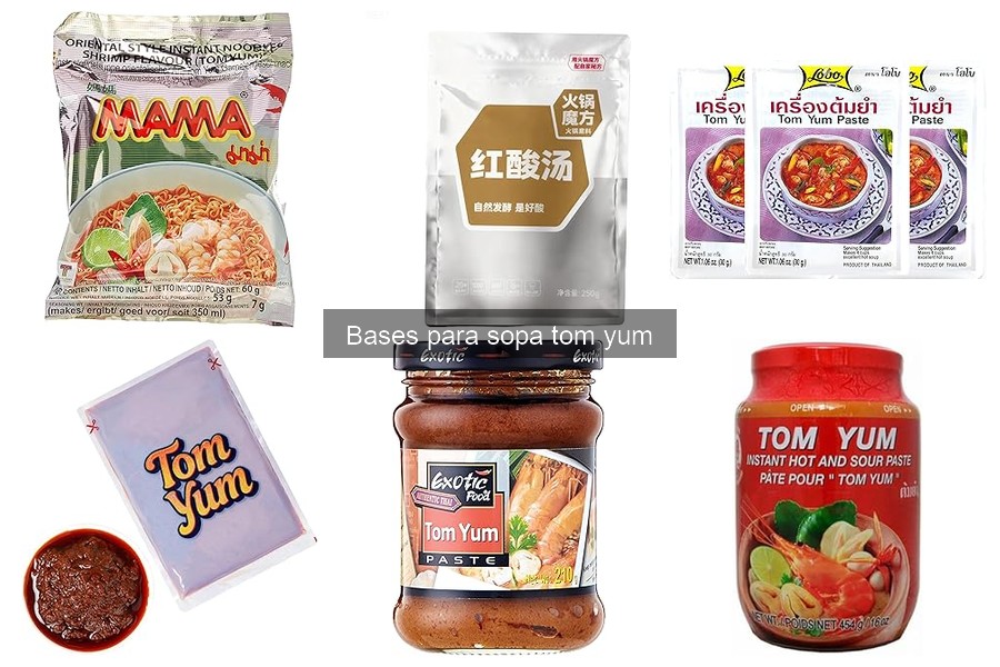 Mejores tiendas para comprar bases de sopa tom yum