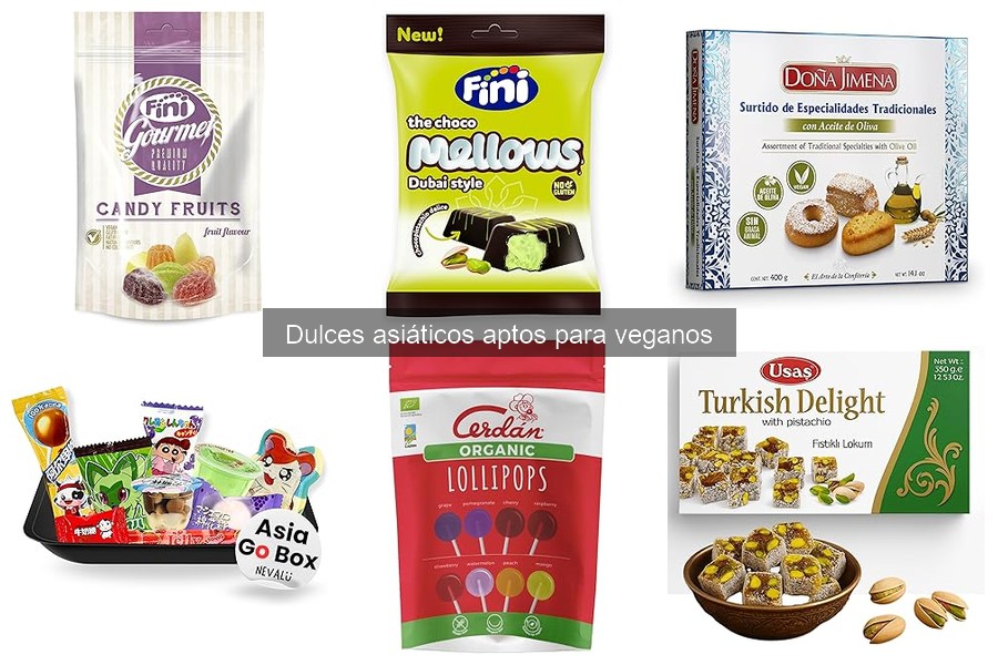 Mejores tiendas para comprar dulces asiáticos veganos en línea