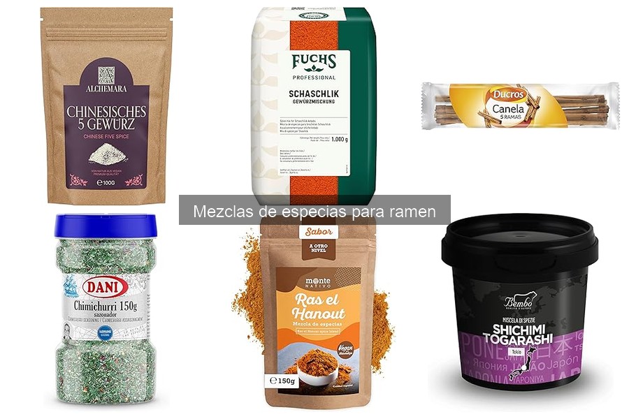Mejores tiendas para comprar especias para ramen a buen precio