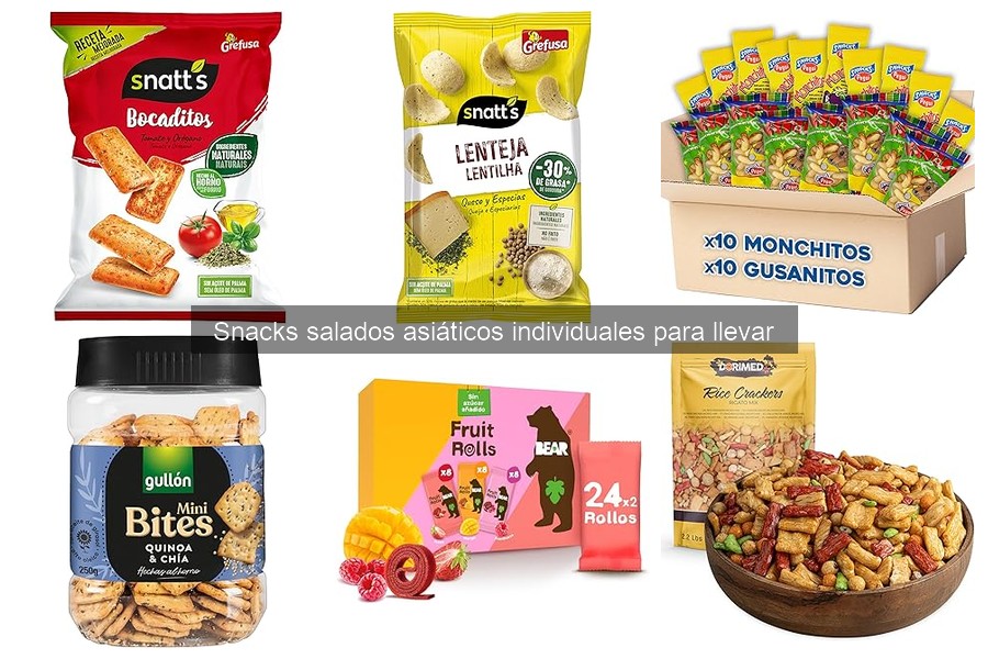 Mejores tiendas para comprar snacks salados asiáticos en línea