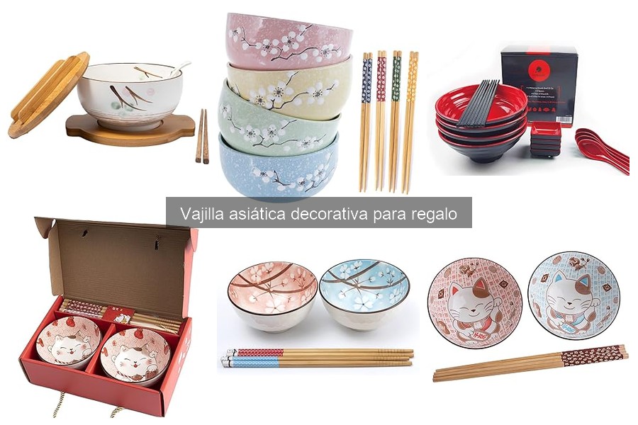 Mejores tiendas para comprar vajilla asiática decorativa en línea