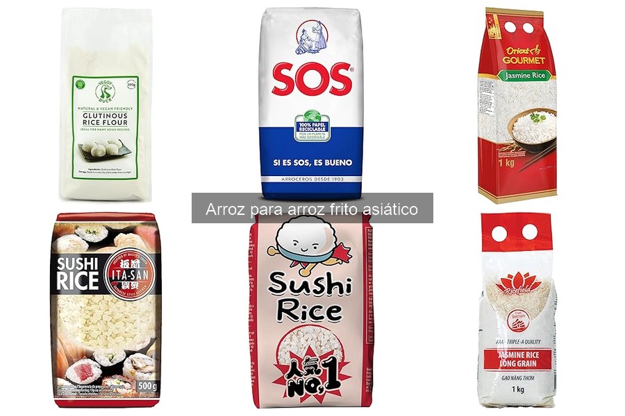 Mejores tipos de arroz para preparar arroz frito