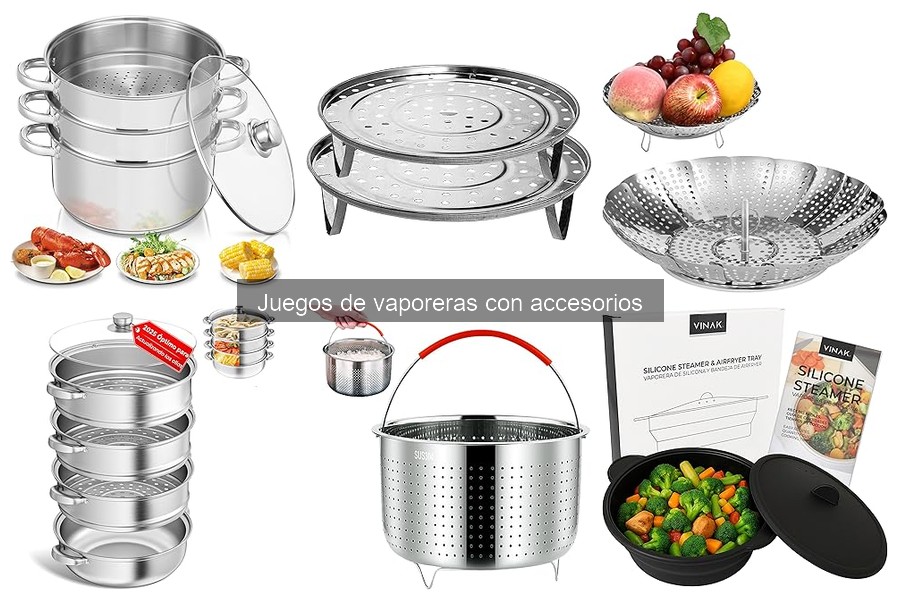 Mejores vaporeras con accesorios para principiantes en cocina asiática