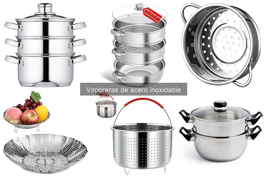 Mejores vaporeras de acero inoxidable según opiniones