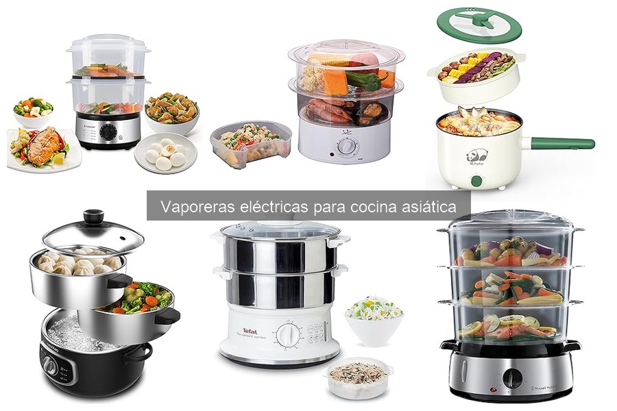 Mejores vaporeras eléctricas para cocina asiática 2023