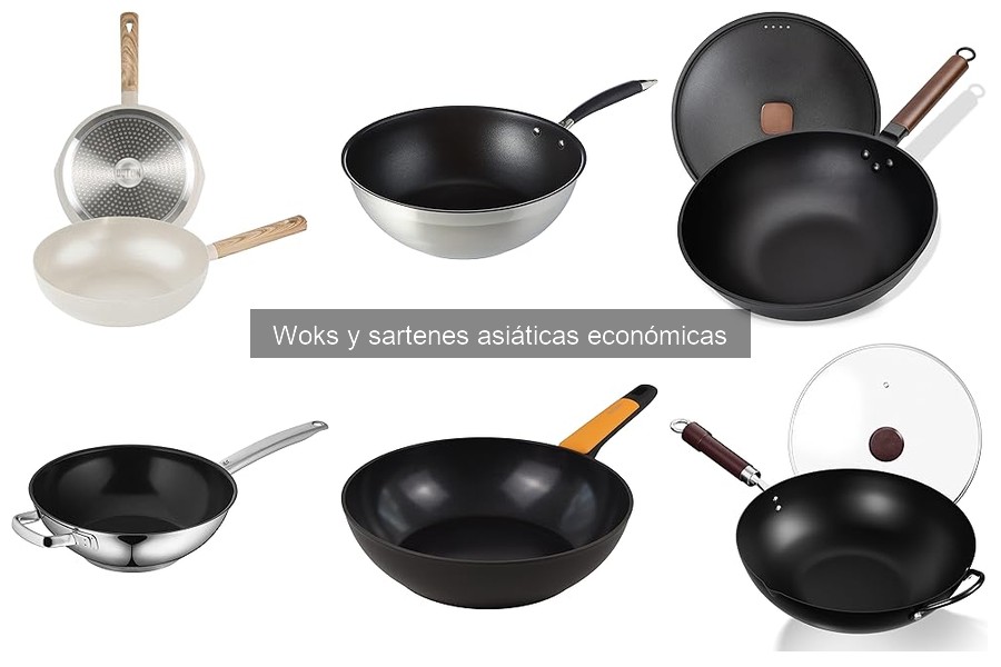 Mejores woks económicos para principiantes en cocina asiática