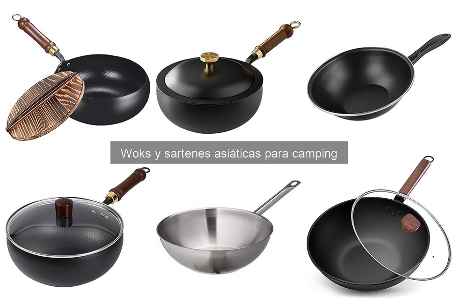 Mejores woks y sartenes asiáticas para camping 2023
