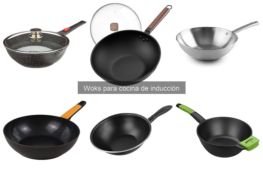 ¿Necesito un wok con fondo plano para inducción?