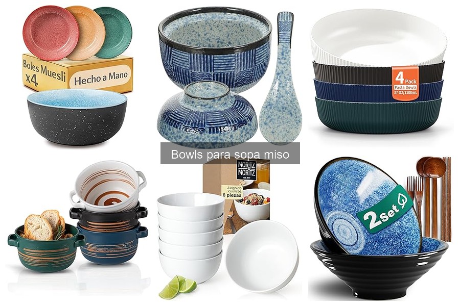 Ofertas y descuentos en bowls para sopa miso