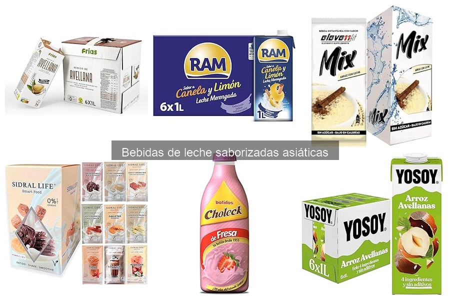 Ofertas y precios de bebidas de leche saborizadas asiáticas