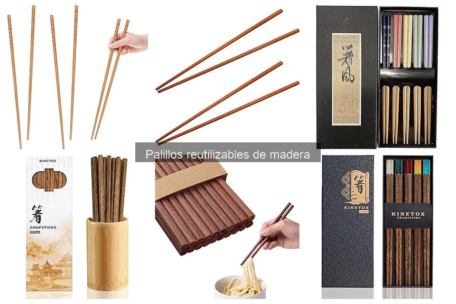 Ofertas y precios de palillos reutilizables de madera
