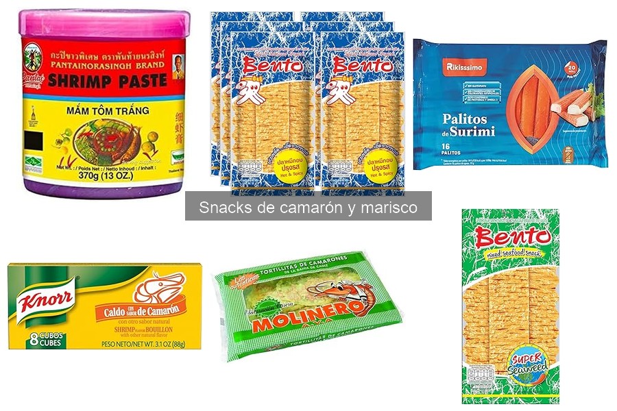 Opiniones de snacks de camarón y marisco: calidad y sabor
