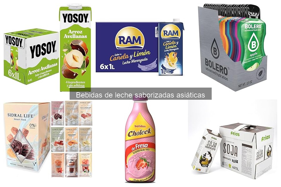 Opiniones sobre bebidas de leche saborizadas asiáticas
