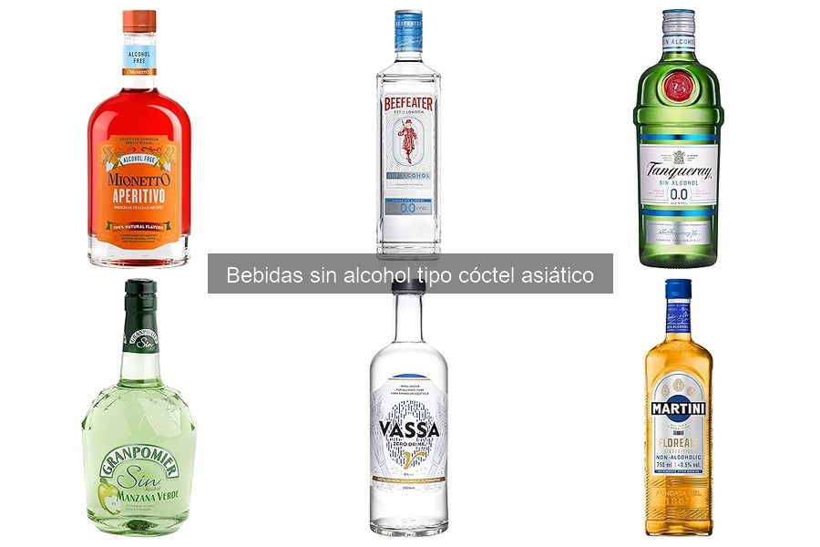 Opiniones sobre bebidas sin alcohol tipo cóctel asiático