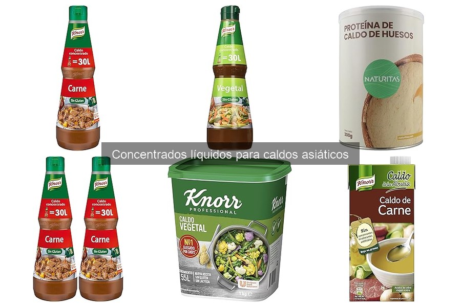 Opiniones sobre concentrados líquidos para caldos asiáticos