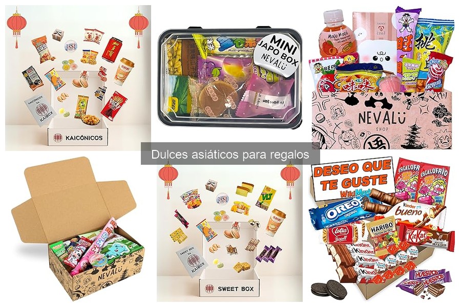 Opiniones sobre dulces asiáticos perfectos para regalar