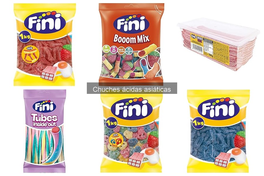 Opiniones sobre las chuches ácidas asiáticas: reseñas y más