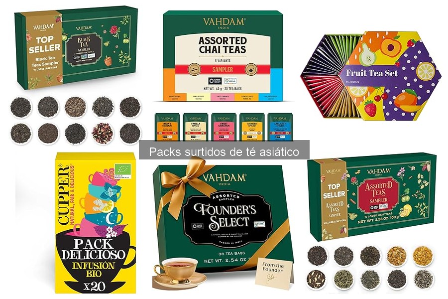 Opiniones sobre los mejores packs surtidos de té asiático