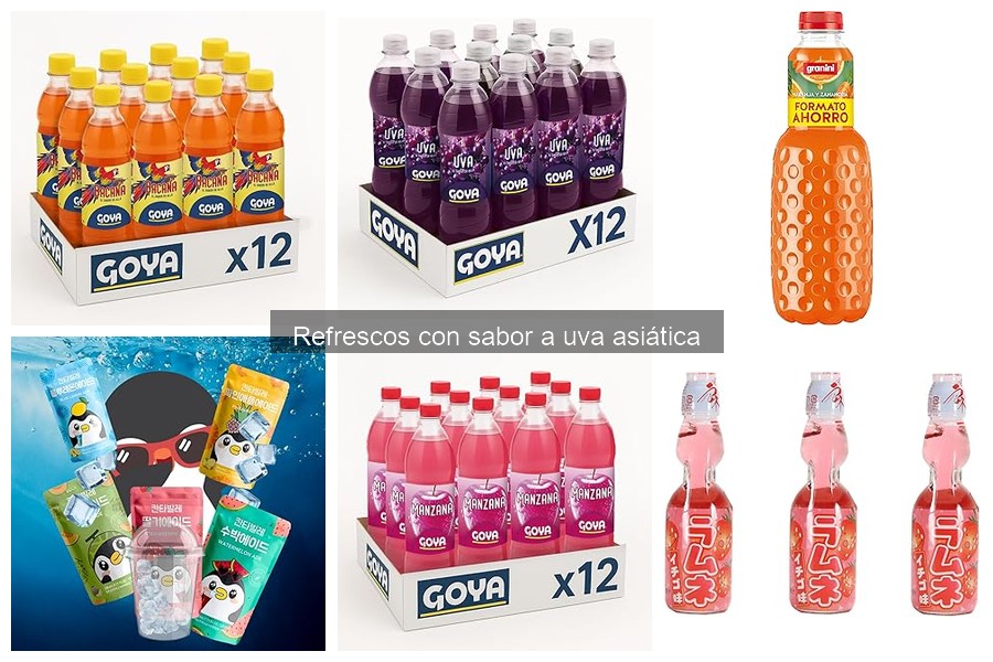 Opiniones sobre los refrescos de uva asiática más populares
