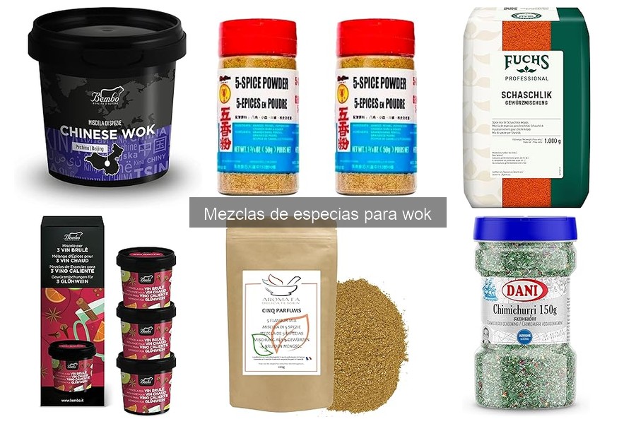Opiniones sobre mezclas de especias para wok y su uso