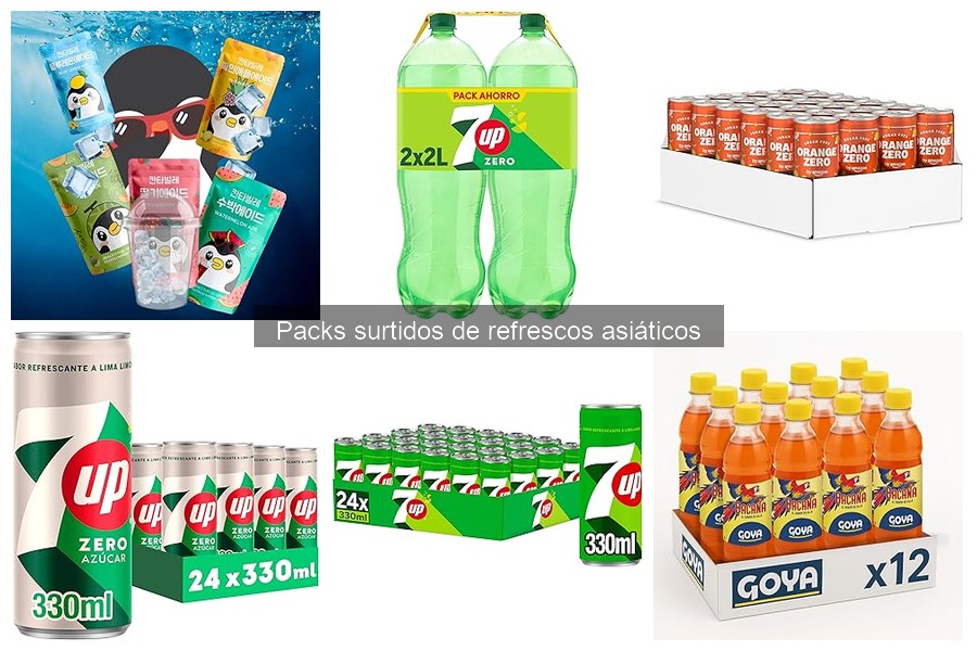 Opiniones sobre packs surtidos de refrescos asiáticos