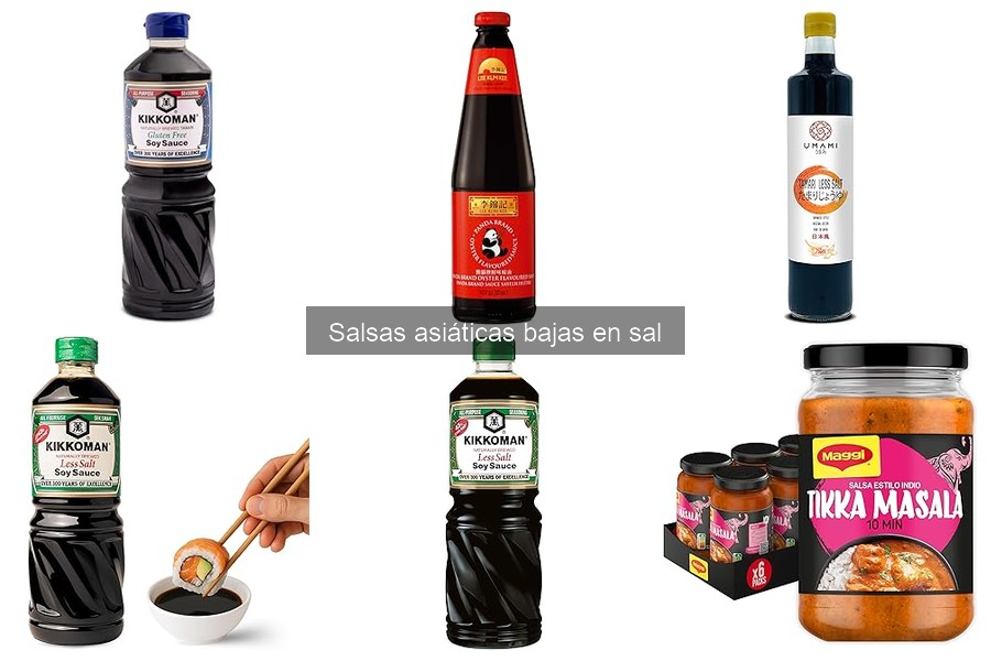 Opiniones sobre salsas asiáticas bajas en sal