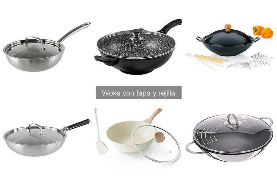 Opiniones sobre woks con tapa y rejilla: ¡Descubre las mejores opciones!