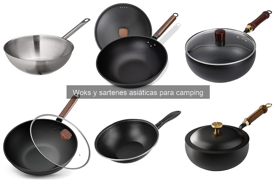 Opiniones sobre woks y sartenes asiáticas para camping