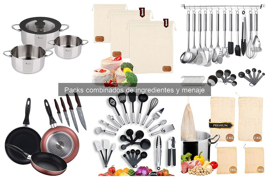 Packs Combinados de Cocina Asiática: Ingredientes y Menaje