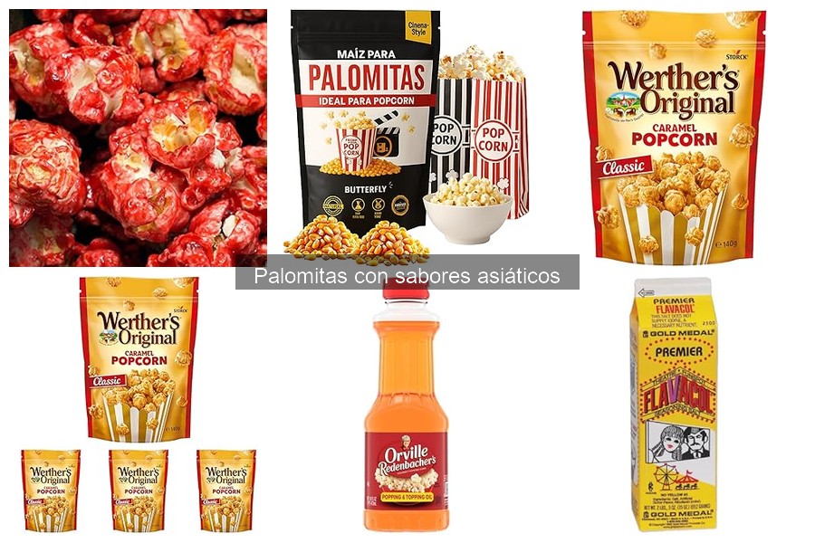 Palomitas asiáticas vs clásicas: diferencias y sabores únicos