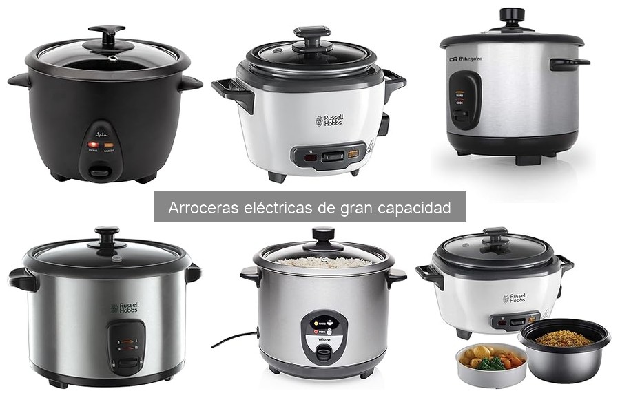 ¿Para quién es ideal una arrocera eléctrica de gran capacidad?