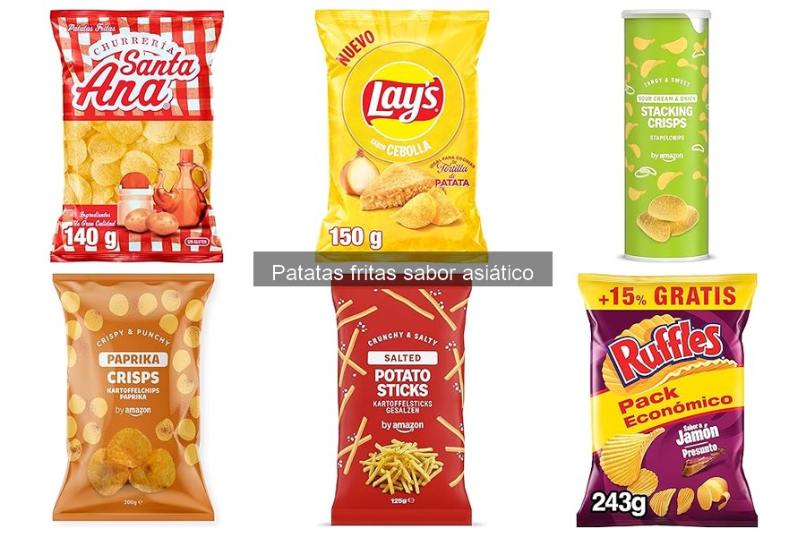 Patatas fritas sabor asiático: características y variedades