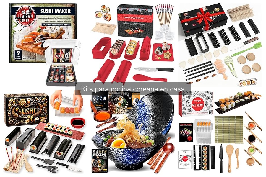 Personaliza tu kit de cocina coreana fácilmente