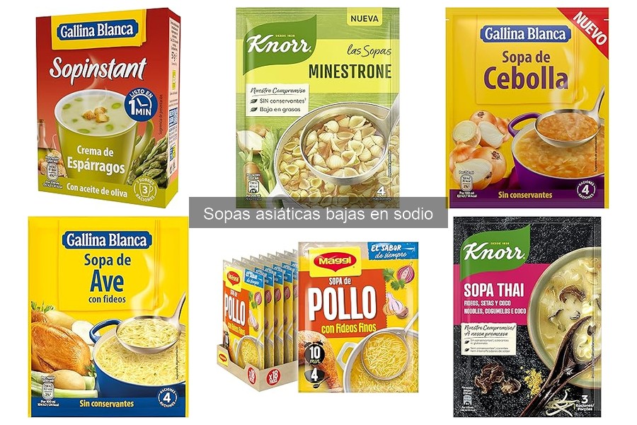 Personaliza tus Sopas Asiáticas Bajas en Sodio a tu Gusto