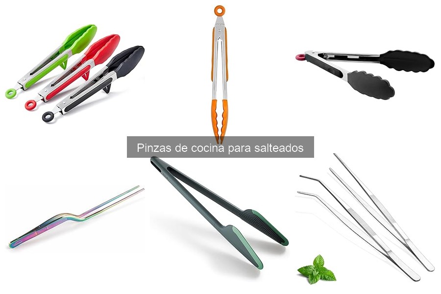 Pinzas de cocina para salteados: características y usos