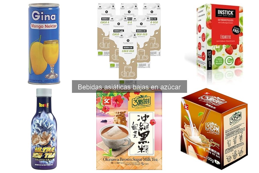¿Por qué elegir bebidas asiáticas bajas en azúcar?
